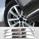 Наклейки на диски MITSUBISHI (Митцубиси) RALLIART на колеса Хром CountryMan - изображение 1