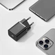 Мережевий зарядний пристрій Baseus Super Si Quick Charger 20W 1xType-C чорний (CCSUP-B01) - зображення 2