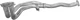 Труба приймальна POLMO Opel Astra 1.8 07-91-95/1.8 92-95 Polmostrow (17.423) (Polmo-17.423) - зображення 3