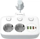 Сетевой фильтр-удлинитель ColorWay 2x220V/3xUSB-A/1xUSB-C (CW-CHE24PDW) - изображение 9