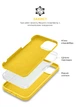 Силіконовий чохол для Apple iPhone 14 Pro, ICON2 Case, Жовтий, протиударний, панель, захист всього корпусу, матова поверхня Soft Touch, виступає над дисплеєм, сумісний із захисними склом і плівками, з мікрофіброю, ArmorStandart (ARM63597) - зображення 6