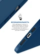 Силіконовий чохол для Apple iPhone 14 Pro, ICON2 Case, Синій, протиударний, панель, захист всього корпусу, матова поверхня Soft Touch, виступає над дисплеєм, сумісний із захисними склом і плівками, з мікрофіброю, ArmorStandart (ARM63603) - зображення 4