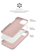 Силиконовый чехол для Apple iPhone 14 Pro, ICON2 Case, Розовый, противоударный, панель, защита всего корпуса, матовая поверхность Soft Touch, выступает над дисплеем, совместим с защитными стеклами и пленками, с микрофиброй, ArmorStandart (ARM63600) - изображение 6