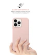 Силиконовый чехол для Apple iPhone 14 Pro, ICON2 Case, Розовый, противоударный, панель, защита всего корпуса, матовая поверхность Soft Touch, выступает над дисплеем, совместим с защитными стеклами и пленками, с микрофиброй, ArmorStandart (ARM63600) - изображение 8
