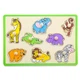 Дерев'яна рамка-вкладиш Viga Toys Звірята (50019) - изображение 1
