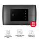 Портативный 4G/LTE Wi-Fi роутер ZTE MF920U Black (LTE Cat. 4 - скорость до 150 Мбит/с) - изображение 1