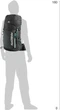 Рюкзак туристический Naturehike NH18Y045-Q 45 л Черный (6927595730669) - изображение 3
