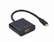 Адаптер Cablexpert USB Type-C HDMI M/F Black (A-CM-HDMIF-03) - изображение 1