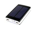 Повербанк мобільне зарядне Solar Charger USB портативна зарядна батарея із сонячною панеллю та Led лампою 20 000 mah - зображення 3