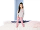 Пижама (кофта+штаны) серо-розовая Cute style Lupilu 86-92cм (40009725) - изображение 6