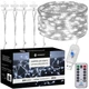 Гірлянда водоспад (штора) Springos 2 x 2 м 200 LED Pilot USB CL4021 Cold White - зображення 1
