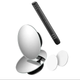 Автомобільне дзеркало Baseus full view blind spot rearview mirrors Black (ACMDJ-01) - изображение 7