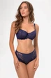 М'який мереживний бюстгальтер 1409/73 Kary dark blue від Jasmine темно-синій 75D - зображення 2