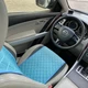 Накидки на сидіння з алькантари Lux ПАЙКА, Квадратний ромб бірюза. Стандарт. Передній комплект - изображение 3