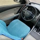 Накидки на сидіння з алькантари Lux ПАЙКА, Квадратний ромб бірюза. Преміум+. Передній комплект - изображение 3