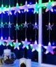 Гирлянда Штора XMAS Звездопад 60L на медной проволовке 3Mx90CM Мультицветная - изображение 2