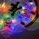 Светодиодная гирлянда Xmas Штора Фигурки 3D снеговика и снежинки 3mx70cm 95L Мультицветная M - изображение 3