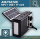 Радіоприймач із сонячною панеллю та ліхтариком Rotosonic XB-122URT FM/AM/SW USB - зображення 2
