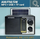 Радіоприймач із сонячною панеллю та ліхтариком Rotosonic XB-122URT FM/AM/SW USB - зображення 3