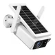 Камера видеонаблюдения уличная не поворотная c солнечной панелью WIFI Solar ABQ-Q1 2MP FHD-Contains two 18650 batteries Белый - изображение 3