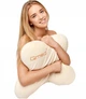 Подушка для сна на животе ортопедическая Qmed SLIM PILLOW Бежевый - изображение 3