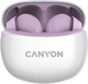 Навушники TWS Canyon TWS-5 Purple (CNS-TWS5PU) - зображення 1