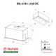 Вытяжка полновстраиваемая Perfelli BSL 6783 BL 1100 DC - изображение 2
