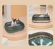 Туалет для кішок ELE PET 36 х 50 х 18см, з лопаткою, Зелений (119-GREEN) - зображення 6