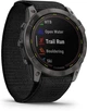 Смарт-годинник Garmin Enduro 2 Sapphire Carbon Gray DLC Titanium with Black UltraFit Nylon Strap (010-02754-00); 1.4" (280x280) MIP / Bluetooth / GPS, GLONASS, Galileo / до 34 днів / 10 ATM / 51 х 51 х 15.6 мм, 70 г / чорний - зображення 2