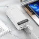 Павербанк повербанк 30000mAh с фонарем BOROFONE BJ14B |2USB/1Type-C| Белый - изображение 5