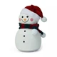 Нічний світильник LED лампа дитяча силіконова акумуляторна з музикою Snowman Lovely night light USB сніговик - зображення 1