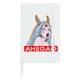 Блокнот А5 Ахэгао девушка-рот лого(Ahegao girl logo) Белый (92288-3508-WT) - изображение 1
