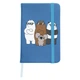 Блокнот А5 Вся правда про ведмедів (We Bare Bears) Світло-блакитний (92228-2892-SK) - зображення 1