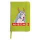 Блокнот А5 Ахэгао девушка-рот лого(Ahegao girl logo) Салатовый (92288-3508-LM) - изображение 1