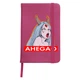 Блокнот А5 Ахегао дівчина-рот лого(Ahegao girl logo) Малиновий (92288-3508-FU) - зображення 1