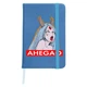 Блокнот А5 Ахэгао девушка-рот лого(Ahegao girl logo) Светло-голубой (92288-3508-SK) - изображение 1
