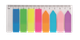 Закладки пластиковые с клейким слоем Buromax Neon 45x12мм + 42x12мм 8х25 листов ассорти (BM.2307-98) - изображение 2