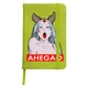 Блокнот А5 Ахэгао девушка-рот лого(Ahegao girl logo) Салатовый (92288-3509-LM) - изображение 1