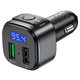 Автомобильное зарядное устройство + FM модулятор Hoco E67 Quick Charge 3.0 2USB – Black - изображение 4