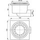 Трап для душа ALCAPLAST 150x150мм белый APV15 - изображение 2