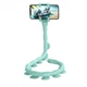 Держатель для телефона гибкий Cute Worm Lazy Holder 7304 с присосками голубой - изображение 4