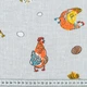 Тканина катерна кухонна рогожка кури (150см 163г/м² пог.м) (170319) - зображення 3