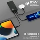 УМБ Promate Bolt-10Pro 10000 mAh 2xUSB-A USB-C Black (bolt-10pro.black) - изображение 3