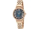 Женские часы Anne Klein AK/2158NVRG Золото\Синий 12 ч - изображение 1