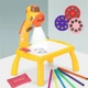 Детский стол проектор для рисования с подсветкой Projector Painting. Цвет: желтый - изображение 3