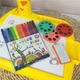 Детский стол проектор для рисования с подсветкой Projector Painting. Цвет: желтый - изображение 6