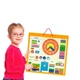 Магнітний календар Viga Toys з годинником англійською мовою (50377) 3698888 - зображення 2