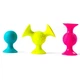 Набор сенсорных погремушек на присосках Fat Brain Toys pipSquigz 3 шт. (F089ML) 4267724 - изображение 2