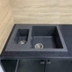 Кухонная мойка гранит ADAMANT Duplex 610x495x200 Графит-13 с сифоном Nova - изображение 5