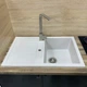 Кухонная мойка гранит ADAMANT Fort 770x495x200 Old Stone-10 с сифоном Nova - изображение 7